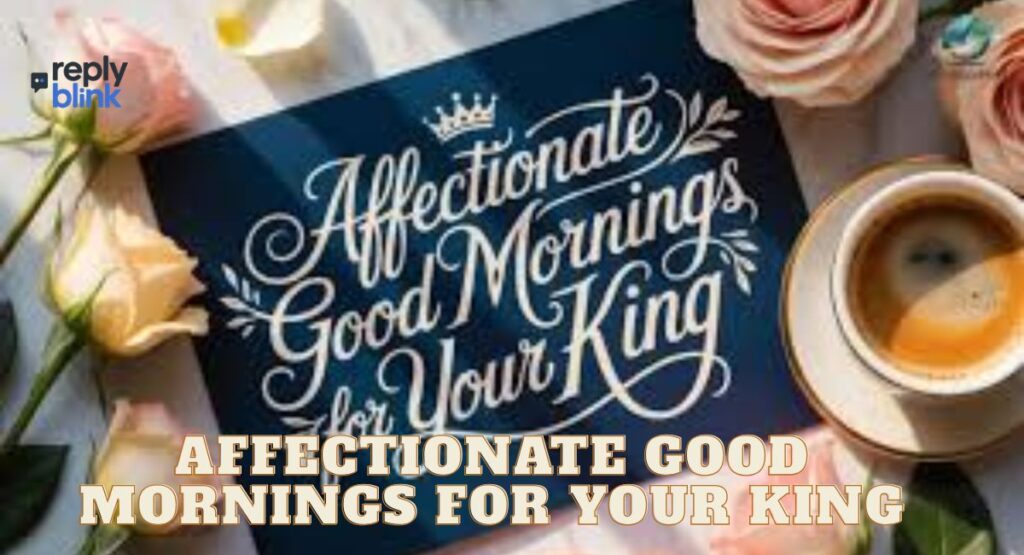 Affectionate Good Mornings for Your King