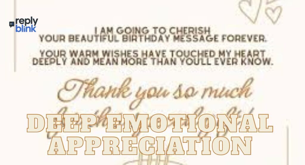 Deep Emotional Appreciation