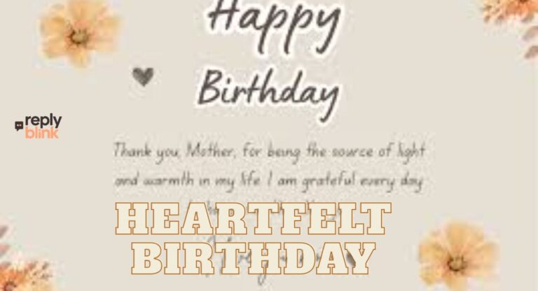 Heartfelt Birthday