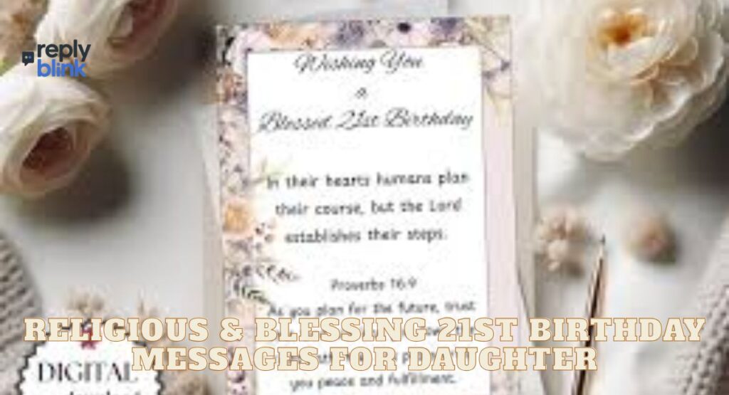 Religious & Blessing 21st Birthday Messages for Daughter