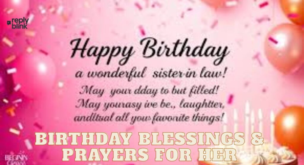 Birthday Blessings & Prayers for Her