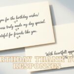 Birthday Thank You Responses