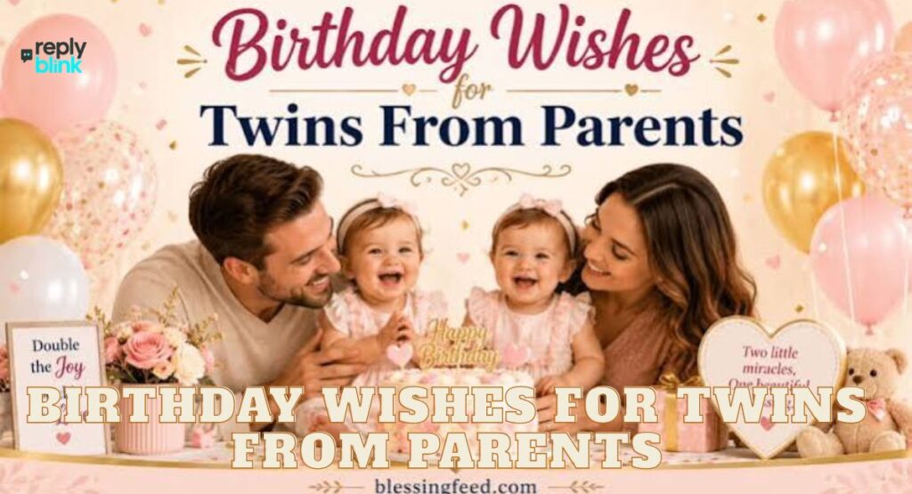 Birthday Wishes for Twins from Parents