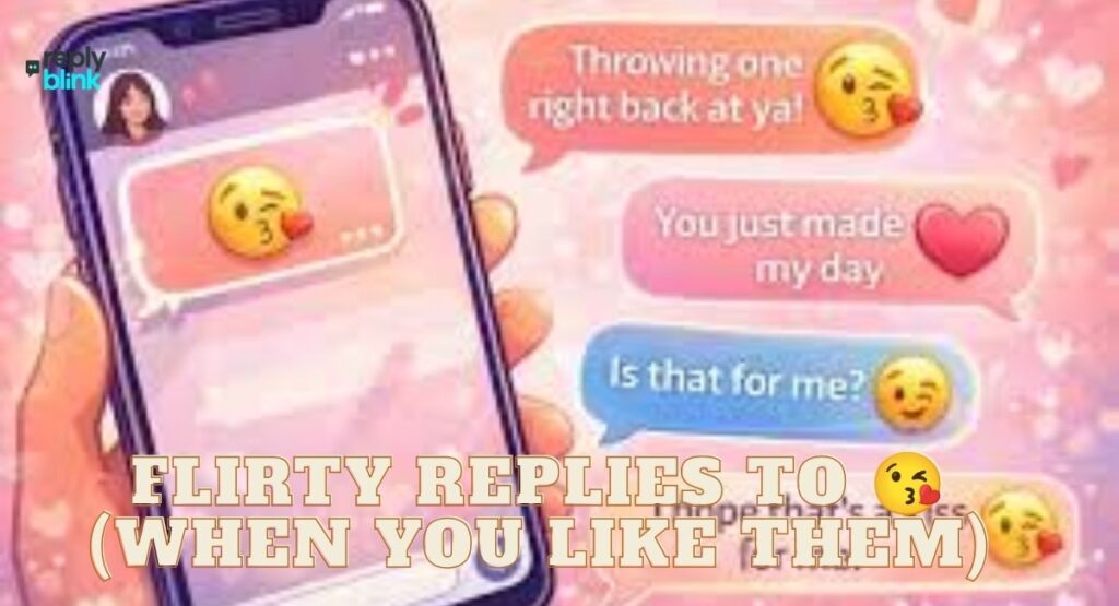 Flirty Replies to 😘 (When You Like Them)