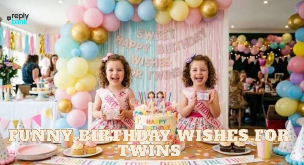 Funny Birthday Wishes for Twins