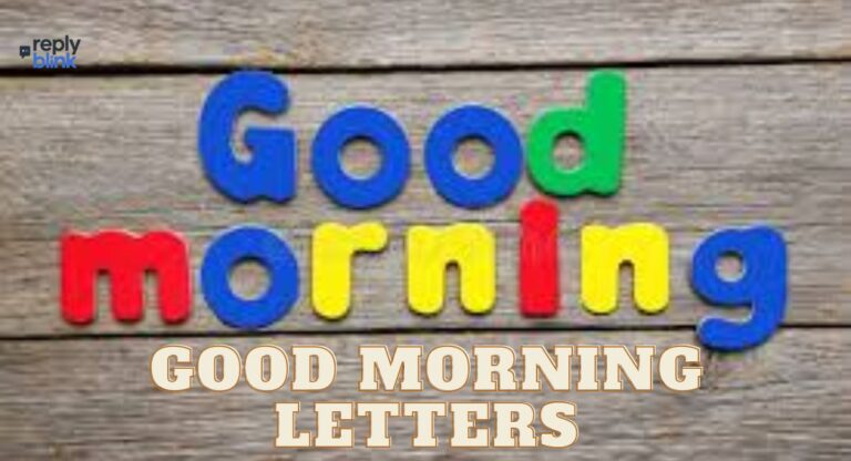 Good Morning Letters