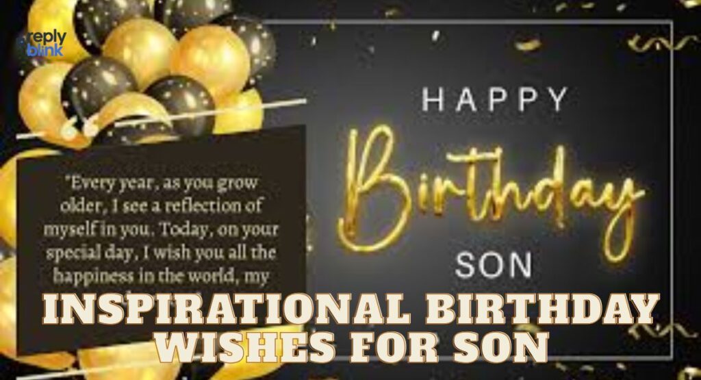 Inspirational Birthday Wishes for Son