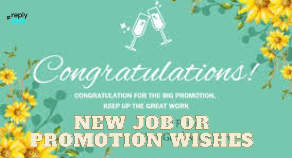 New Job or Promotion Wishes