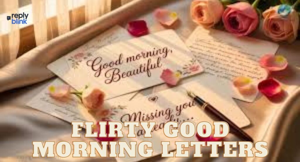 Flirty Good Morning Letters