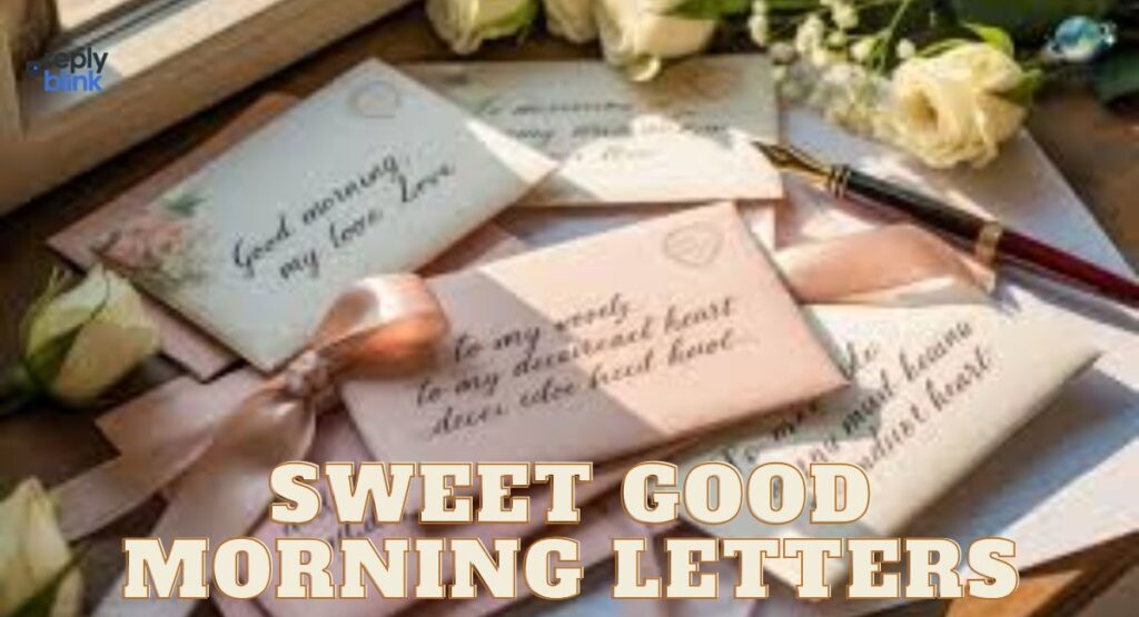 Sweet Good Morning Letters