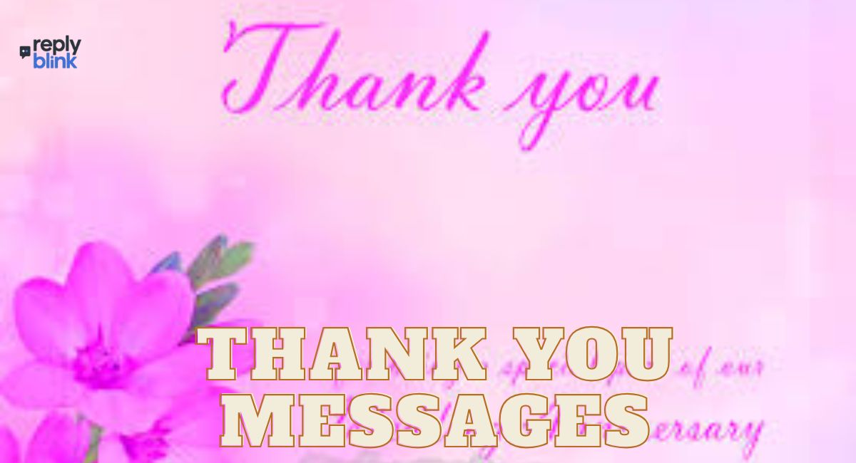 Thank You Messages