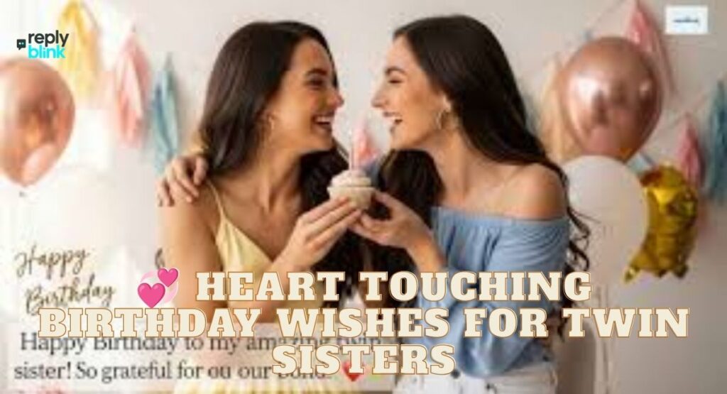 💞 Heart Touching Birthday Wishes for Twin Sisters